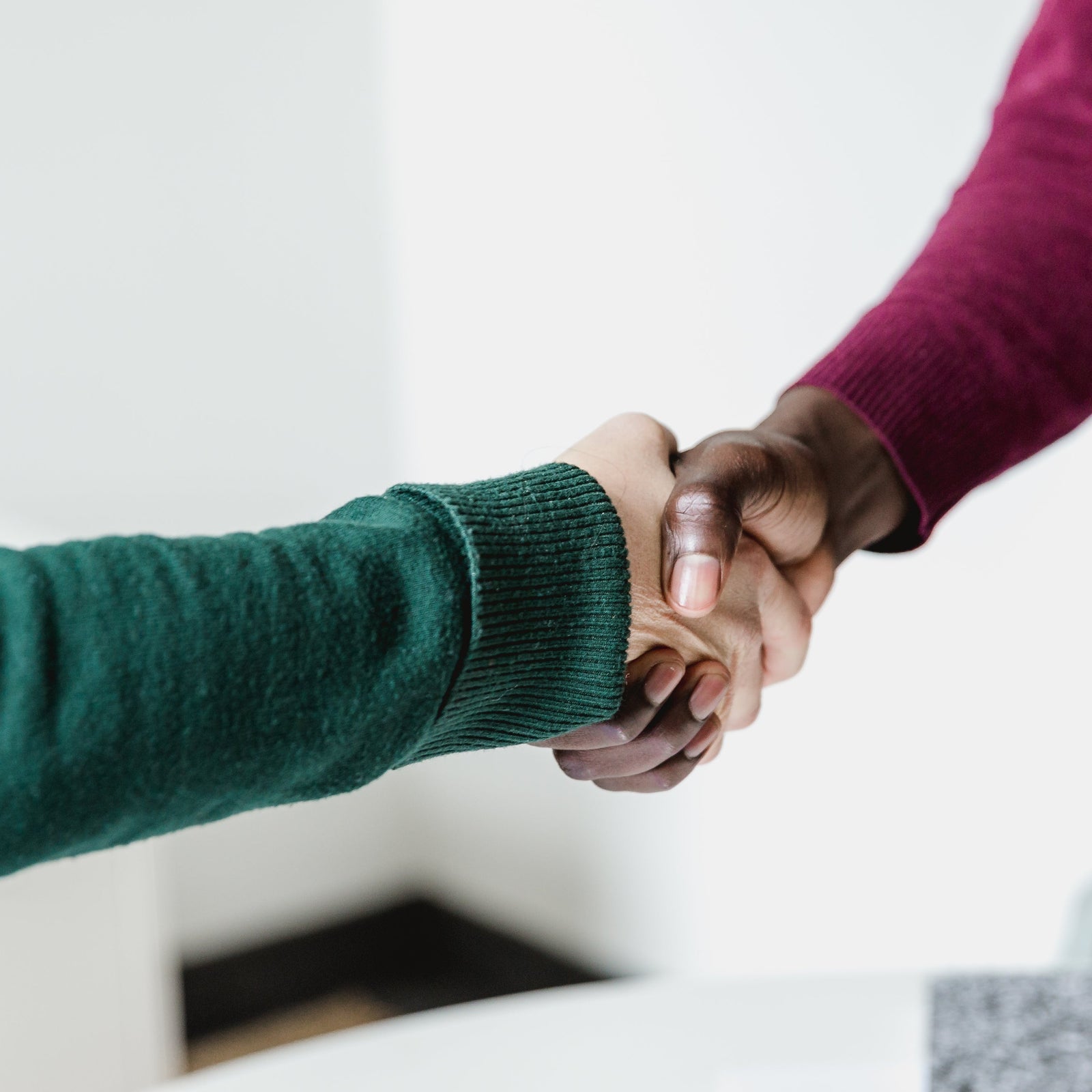 People shaking hands
