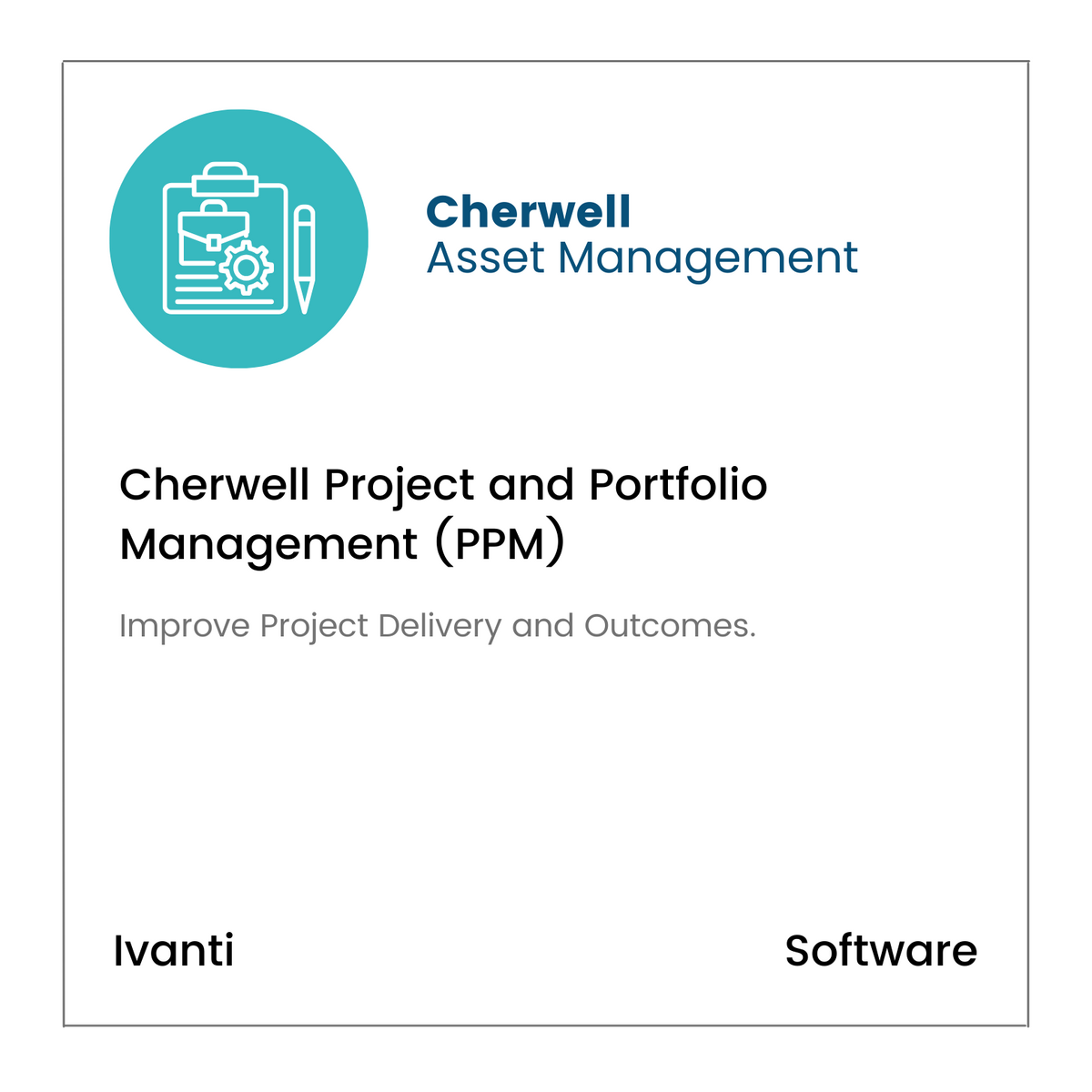 Cherwell Project &amp; Portfolio Management (PPM)
