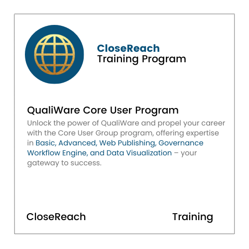 QualiWare Core User Program