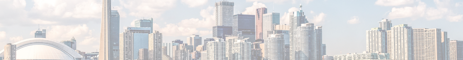 1920x250 Banner of the city of Toronto