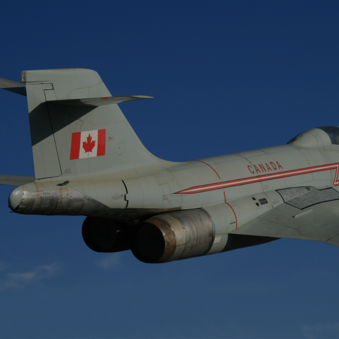 A Canadian fighter jet