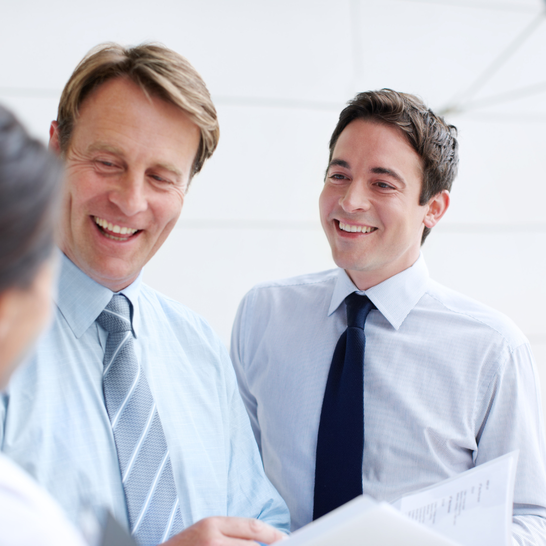 Businesspeople collaborating