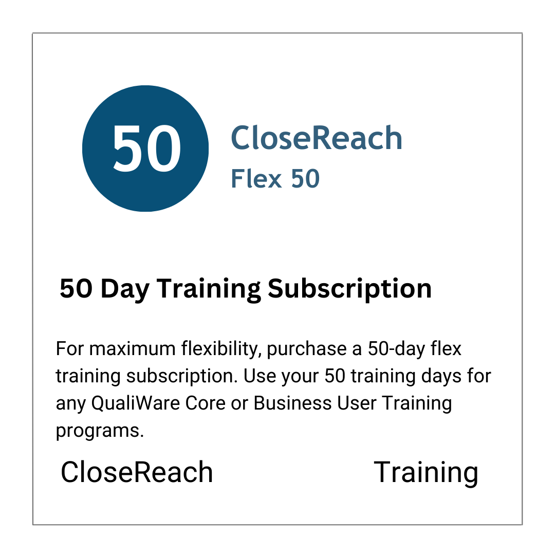 CloseReach Flex 50 Day Training Subscription