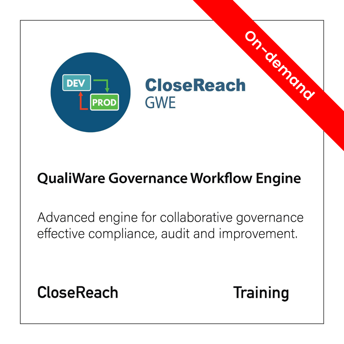 GWE - Governance Workflow Engine (On-demand)