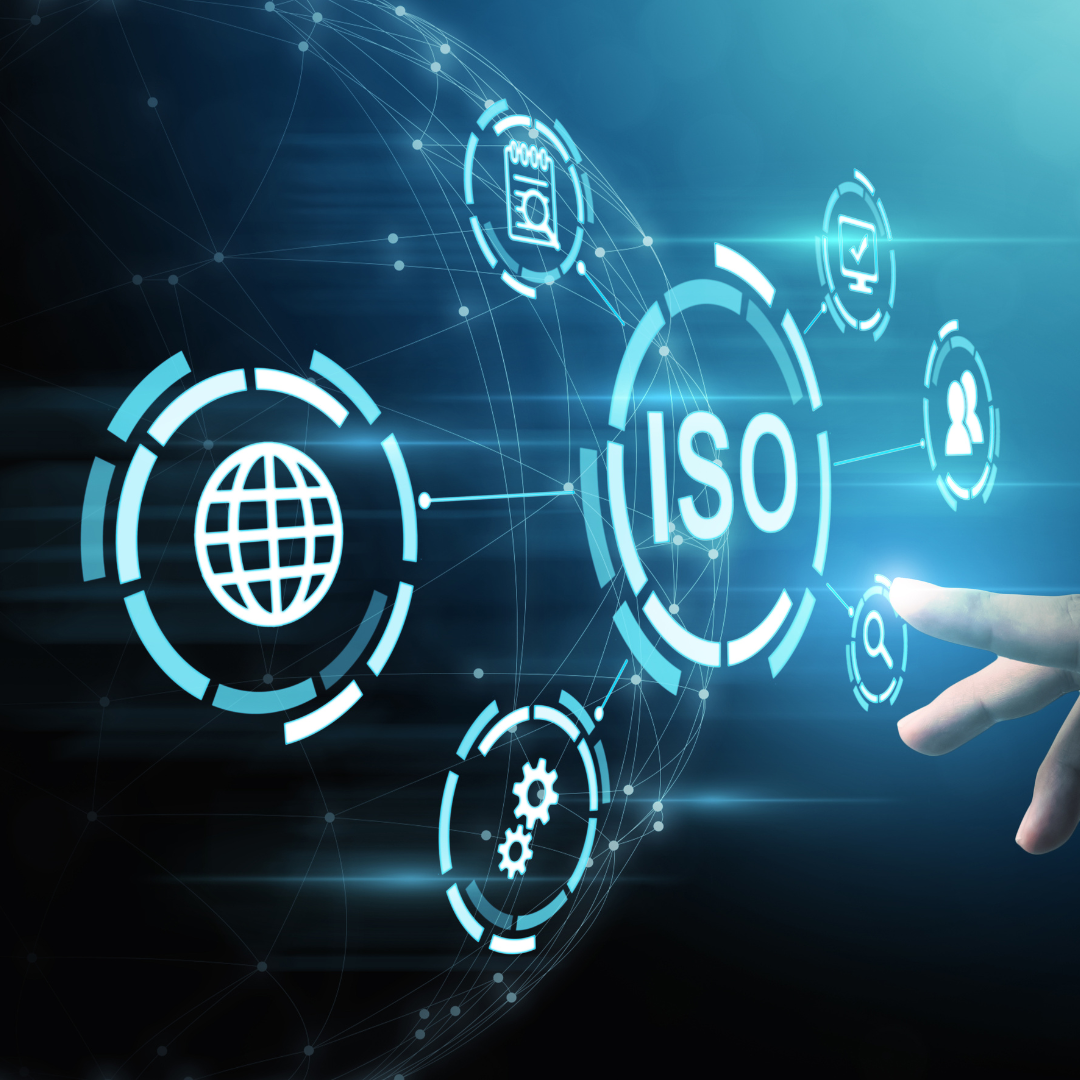 A person interacting with a ISO hologram