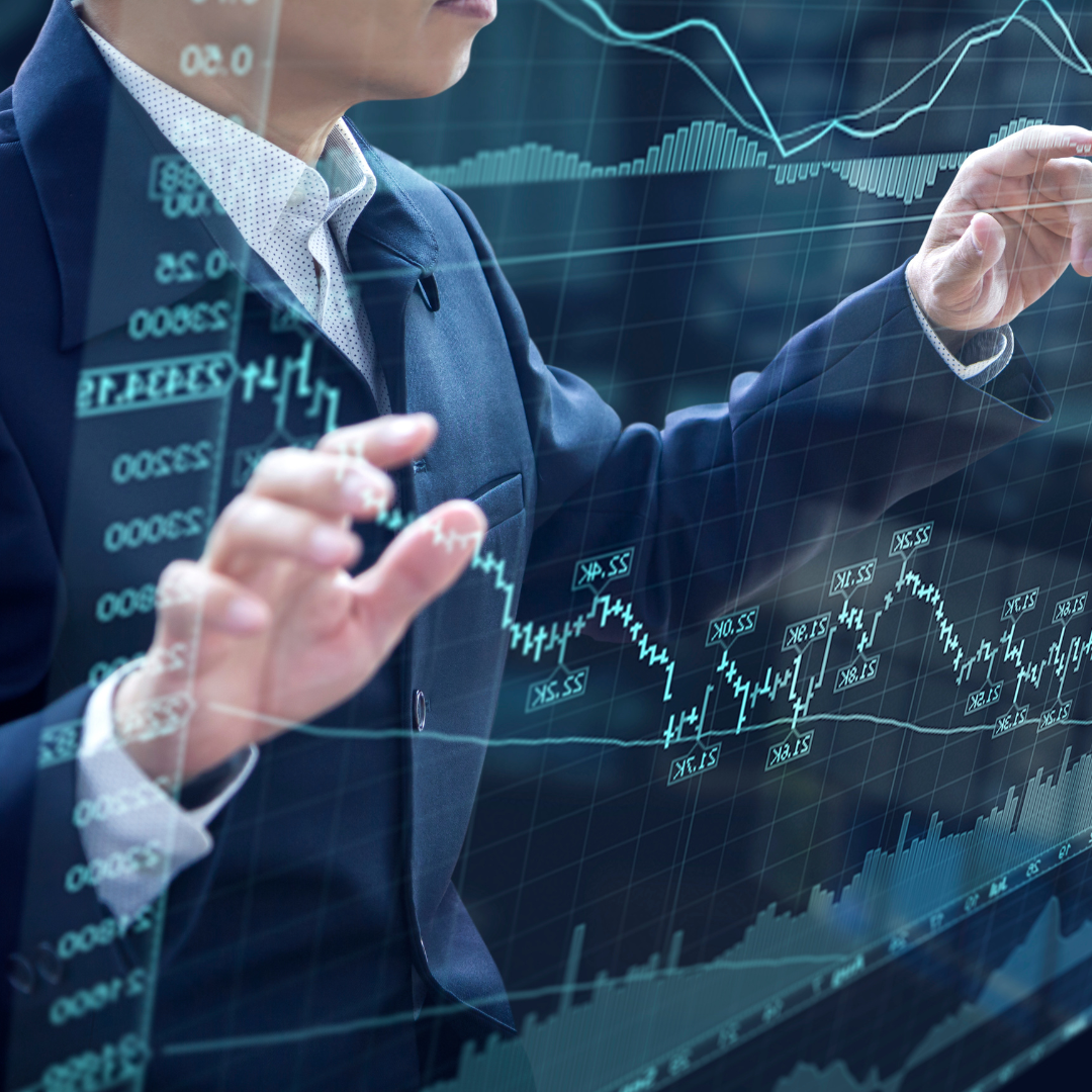 A person watching their risk probability decrease