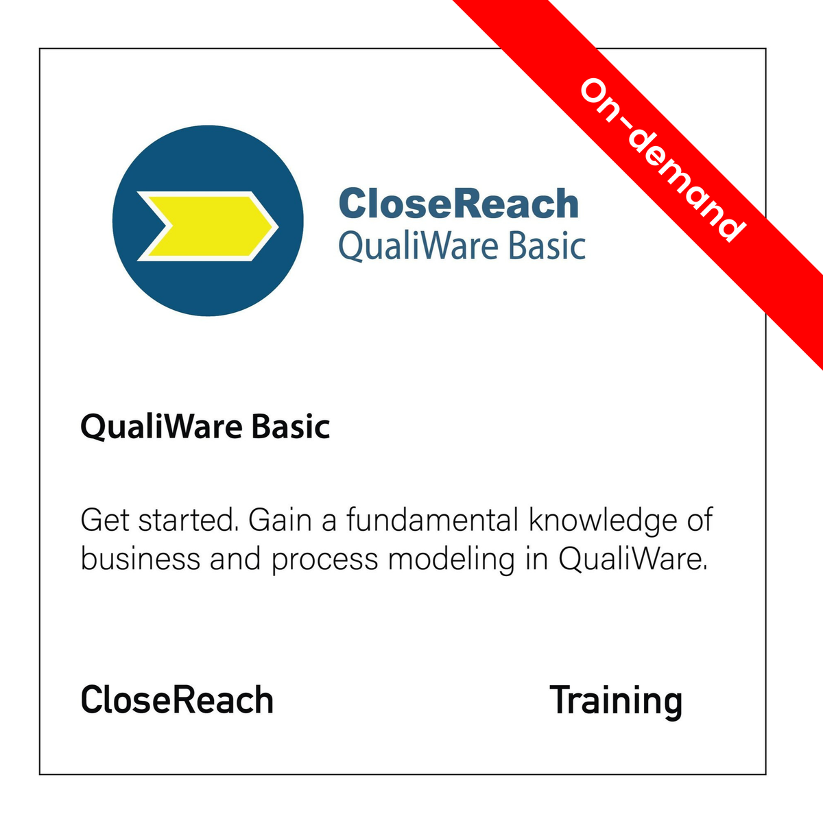 QualiWare Basic (Windows) (On-demand)