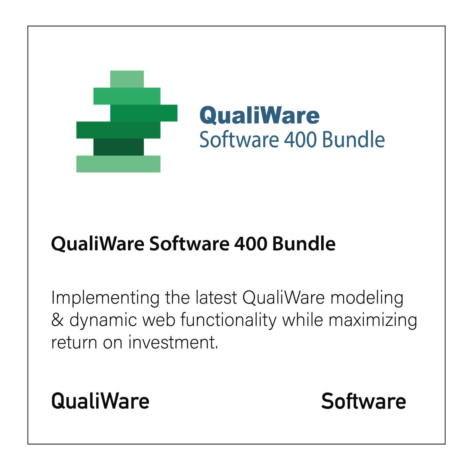 QualiWare software 400 Bundle icon