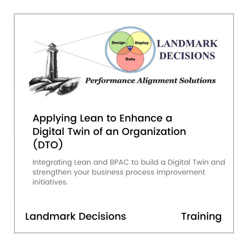 Applying Lean to Enhance a Digital Twin of an Organization (DTO)