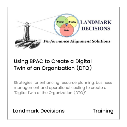 Using BPAC to Create a Digital Twin of an Organization (DTO)